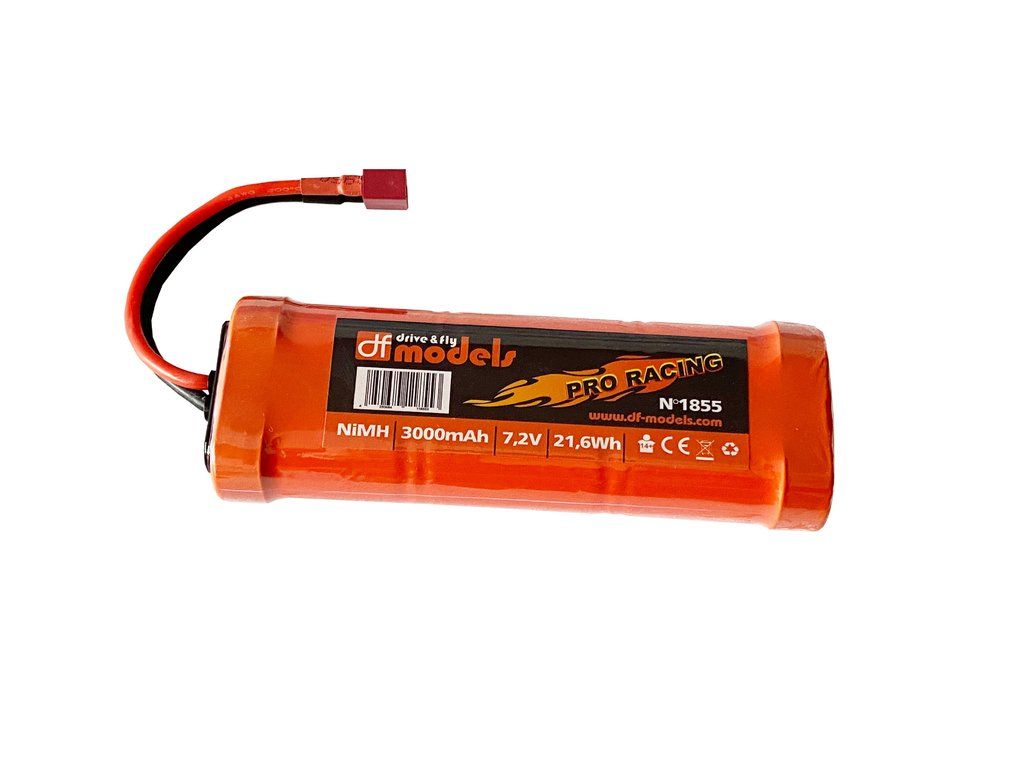 DF-Models Racing Pack NiMh 7,2V 3000mAh T-Plug - 1855