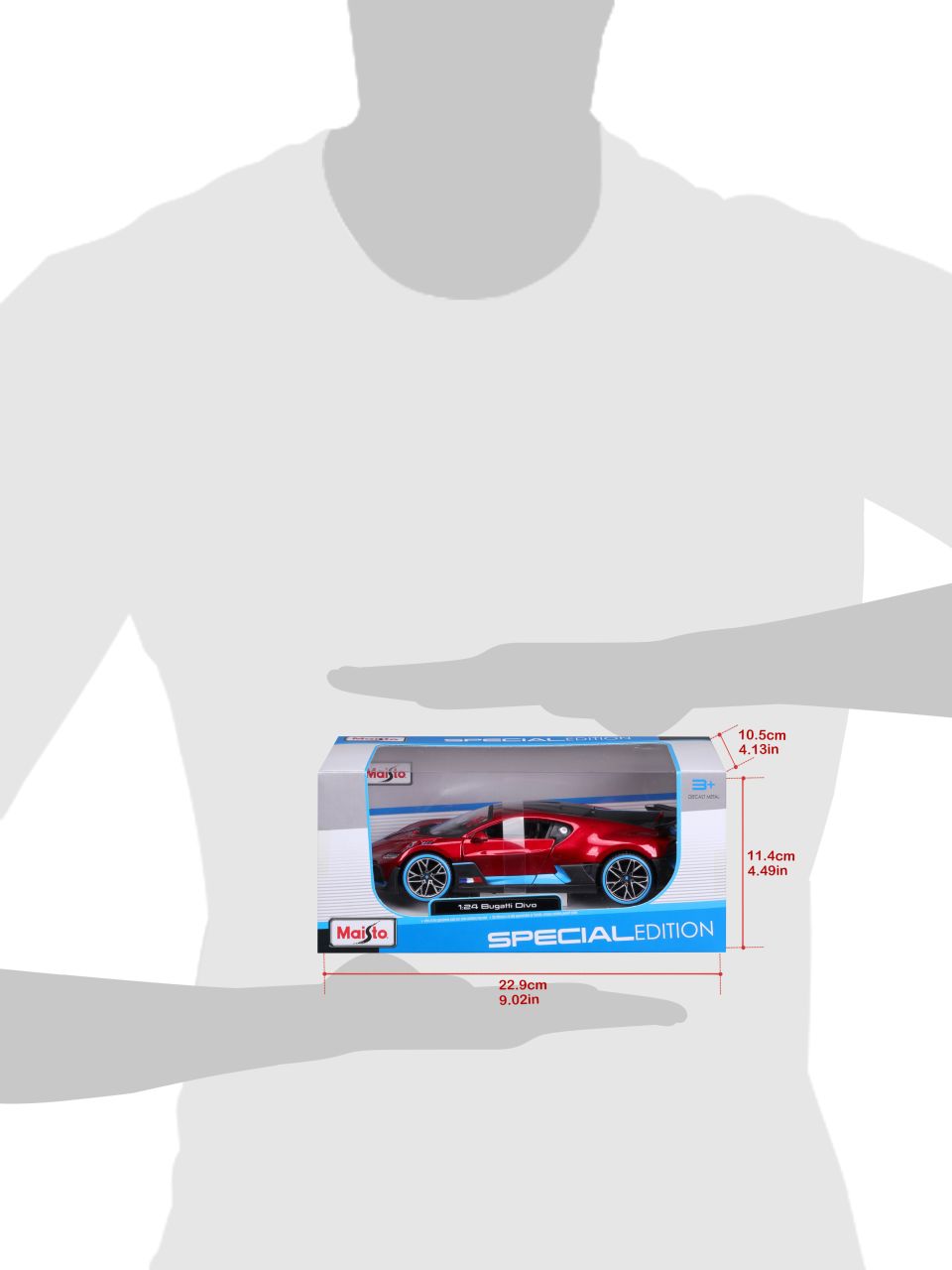 Bugatti Divo 1/24 rot - RCXX - RC Racing Shop | RC Models | Tuning & Spare Parts for Professionals