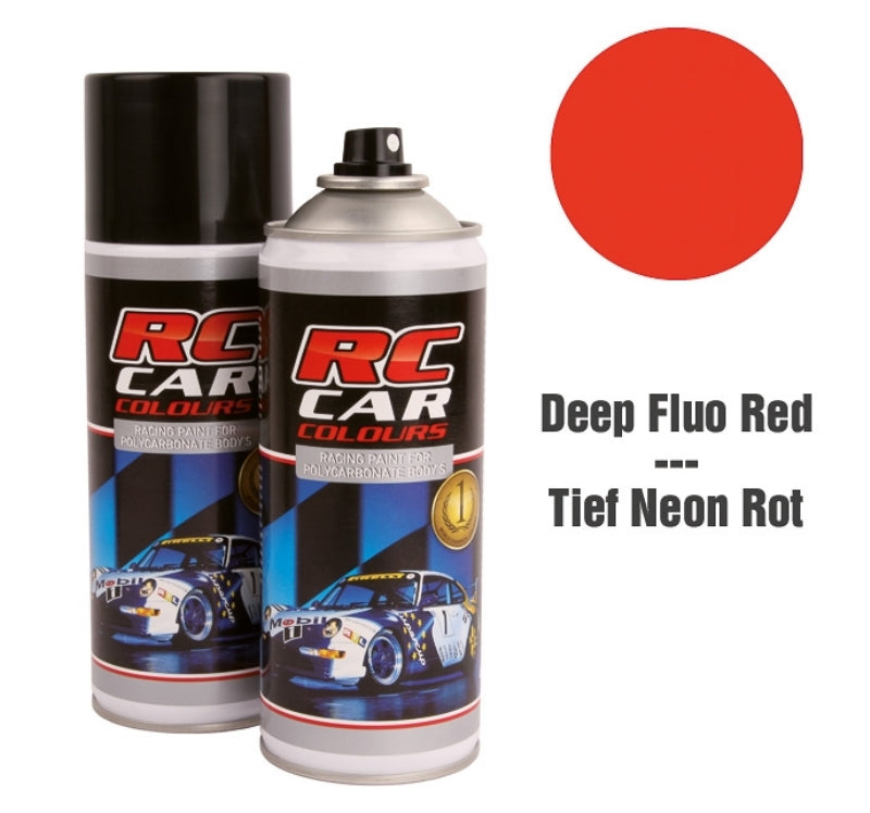 RC Car Colours FLUO RED RUBY 010 Lexan Colour Spray 150ml - PRC01010 - RCXX - rc racing for professionals