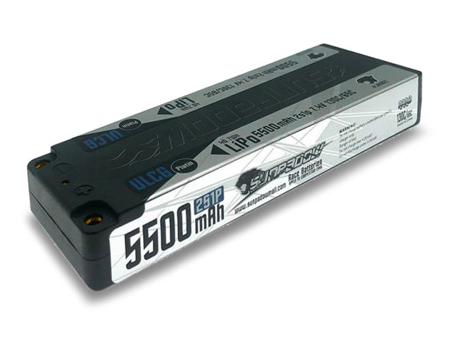 Sunpadow Li-Po Battery 2S 7,4V 5500mAh 130C ULCG Platin - JA0017 - RCXX - RC Racing Shop | RC Models | Tuning & Spare Parts for Professionals