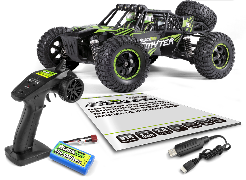 Buggy électrique tout-terrain Blackzon Smyter DB 1:12 4WD
