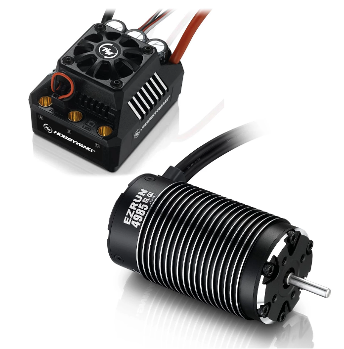 Hobbywing Ezrun MAX6 Combo 4985SL 1650kV / 5mm Shaft Sensorless 1/6