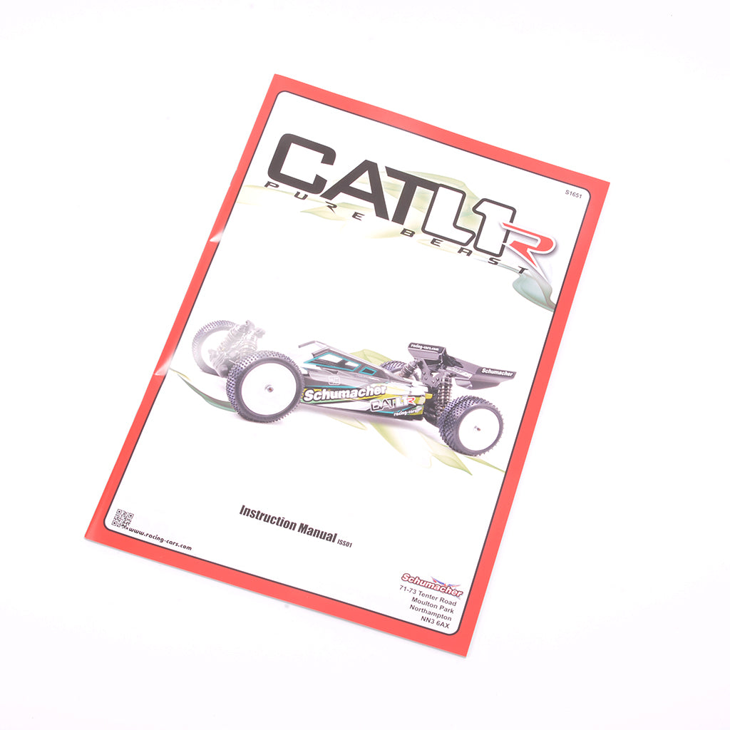 Schumacher Manual CAT L1R - U8505 - RCXX - RC Racing Shop | RC Models | Tuning & Spare Parts for Professionals