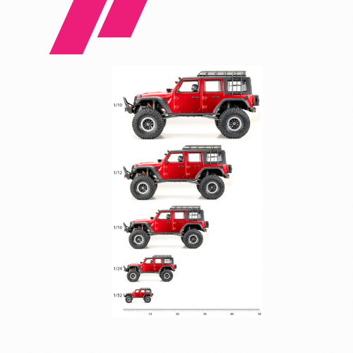 Diecast nach Massstab