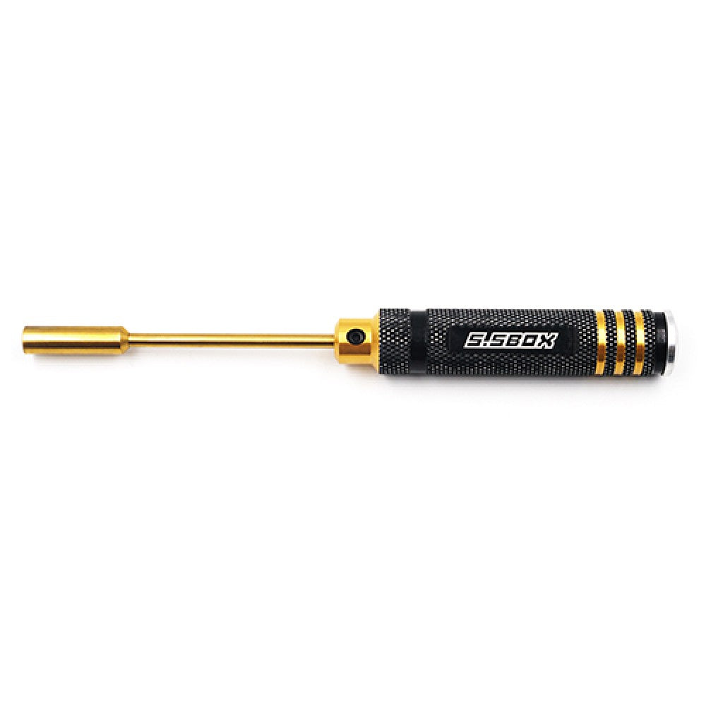 Tournevis à écrou de blocage en aluminium 5,5 mm, noir et or