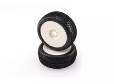 Hot Race 1/8 Offroad Buggy Tires - SAHARA SUPERSOFT (2) White Rims - RCXX - rc racing for professionals