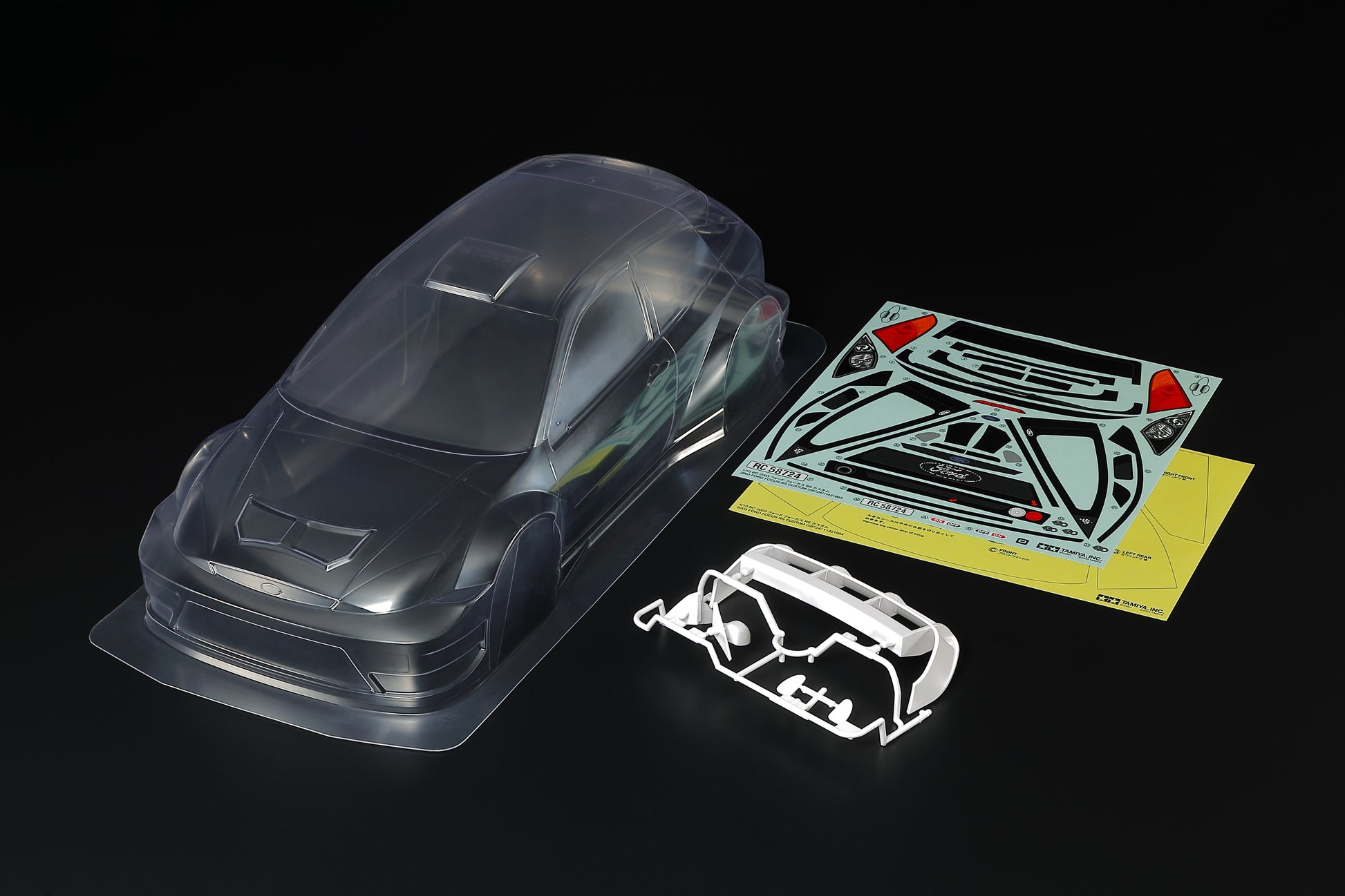 Tamiya 1/10 RC 2003 Ford Focus RS Custom Body Parts Set - RCXX - RC Racing Shop | RC Models | Tuning & Spare Parts for Professionals