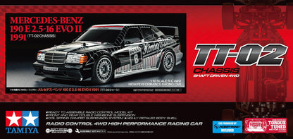 Mercedes-Benz 190 E 2.5-16 EVO II 1991 – Kit RC route 1:10 (TT-02)