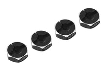 Kit d'adaptateurs hexagonaux en aluminium 12x5mm pour crawler RC 1/10 Touring Drift (noir)
