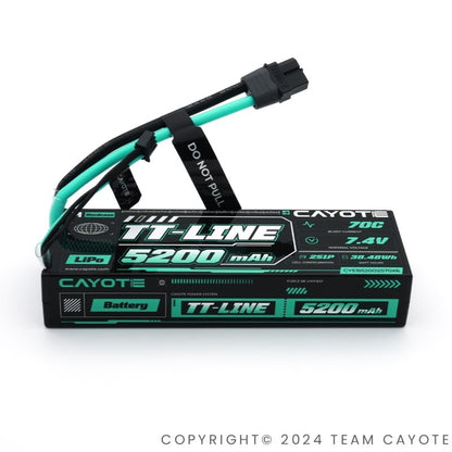 TT-Line Lipo Battery, 70C, 5200mAh, 2S, 7.4V Hardcase