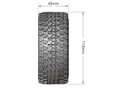 SC-Hummer Reifen soft auf Felge schwarz 12/14/17 mm (2) LOUISE 1/10 Short-Course (tauschbare Radmitnehmer)