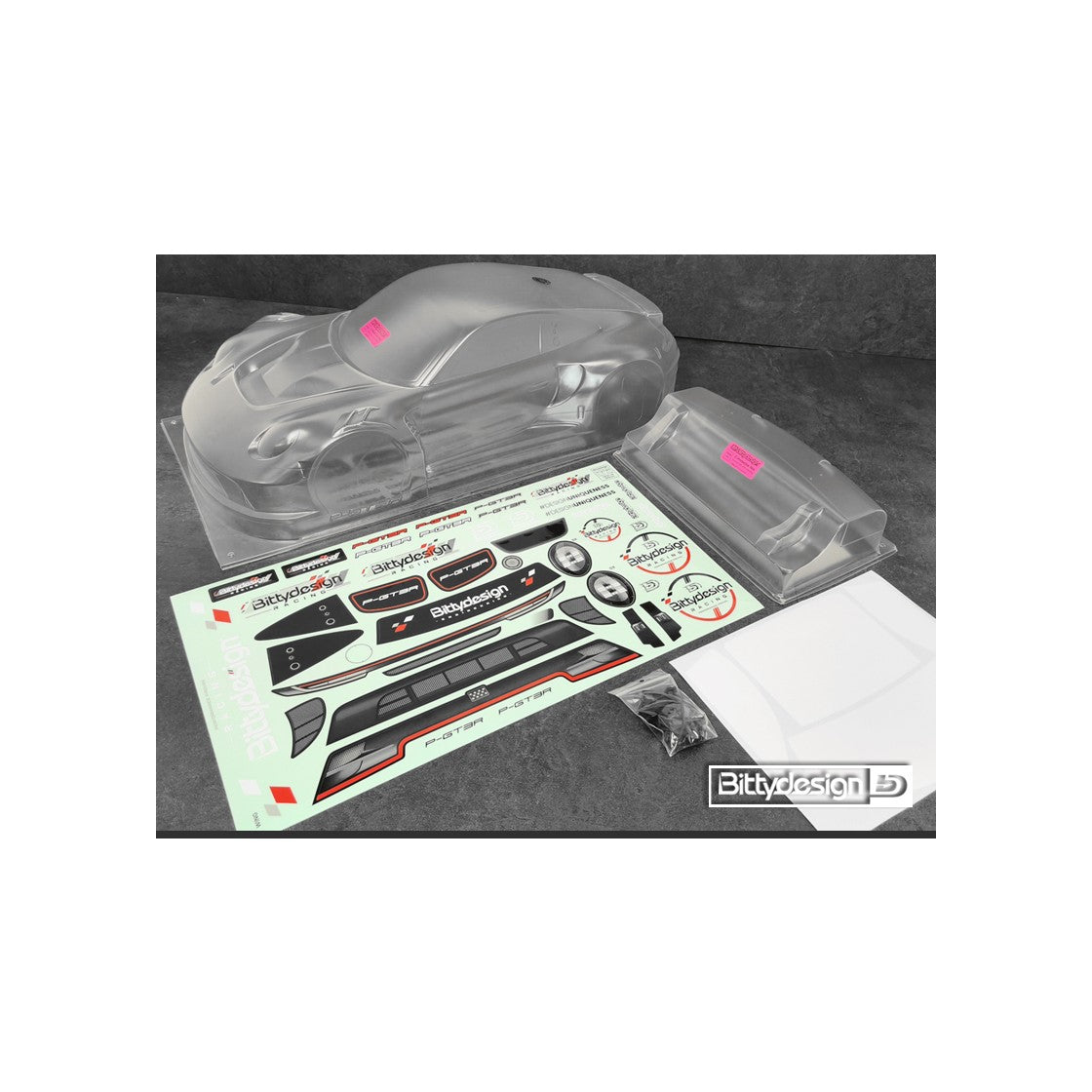 Bittydesign P-G3TR 1/8 GT body 360mm LWB (LW | 1mm)