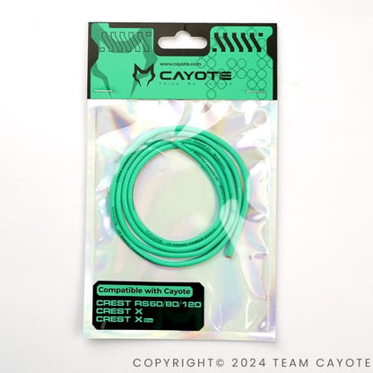 13AWG Thin-Wall Silicone Wire(1 Meter), Aurora Green, 3.5mm