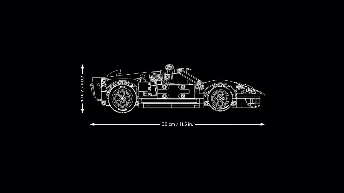 LEGO Technic Ford GT40 MKII de course de 1966 - 42223