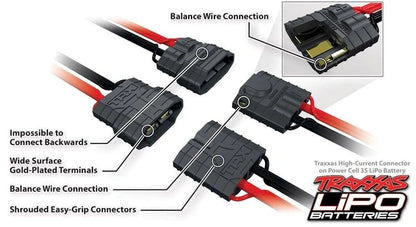 Traxxas LiPo Akku 3S 11,1V 4000mAh – 25C mit Traxxas iD™-Anschluss - 2849X - RCXX - RC Racing Shop | RC Models | Tuning & Spare Parts for Professionals
