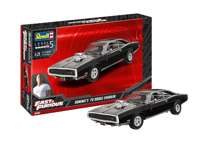 Revell Fast Furious - Dominics 1970 Dodge Charger - 07693