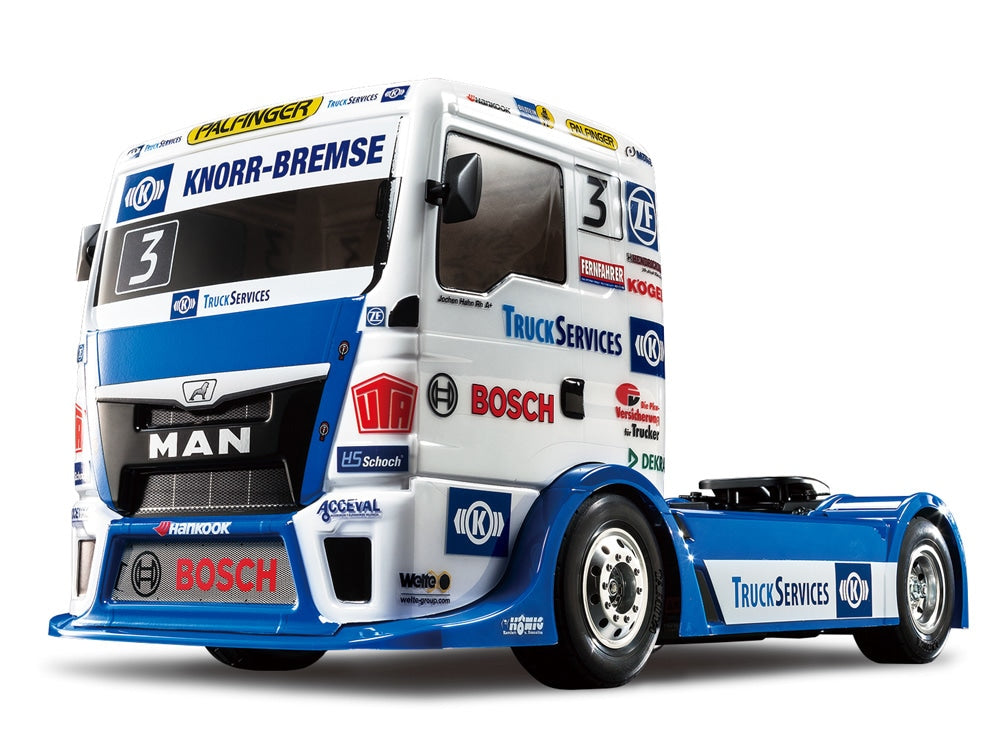 Tamiya Team Hahn Racing MAN TGS – 1/14 TT-01 Type-E Chassis – 58632