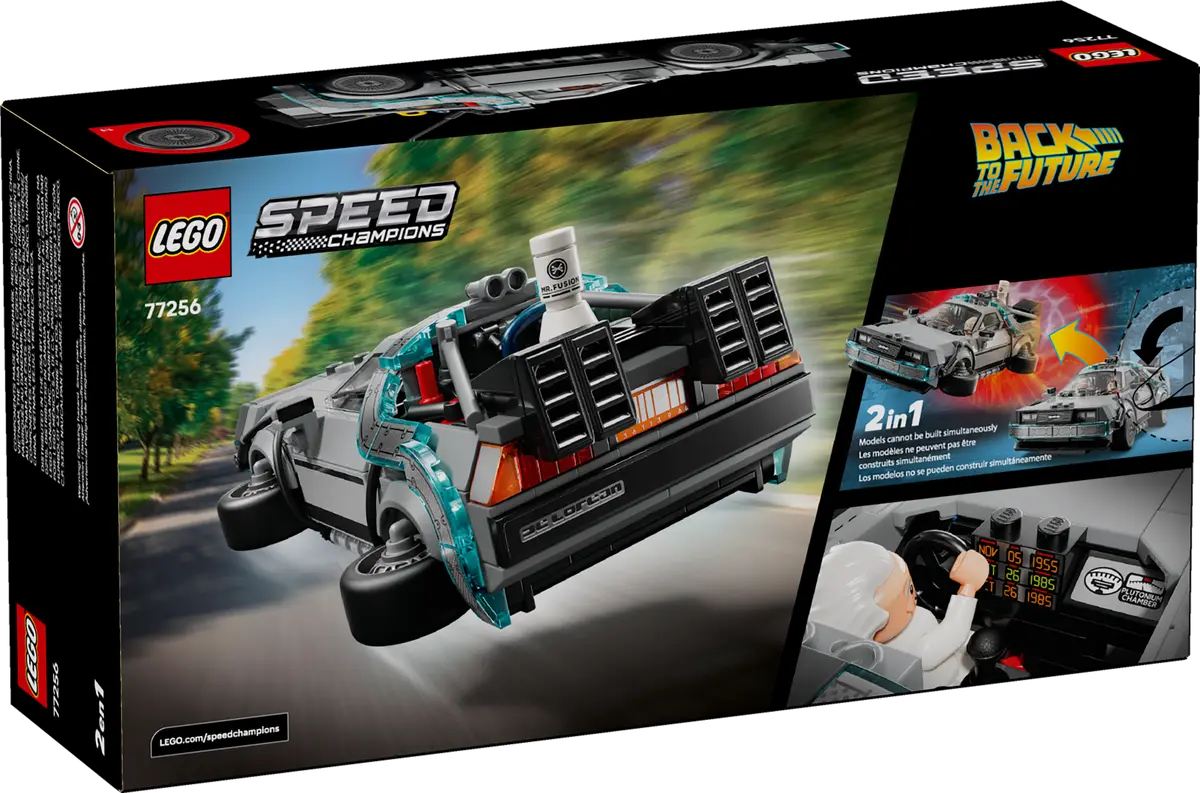 LEGO Speed ​​Champions Machine à remonter le temps – Retour vers le futur - 77256