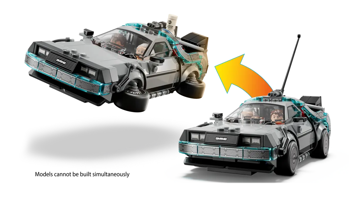LEGO Speed ​​Champions Machine à remonter le temps – Retour vers le futur - 77256