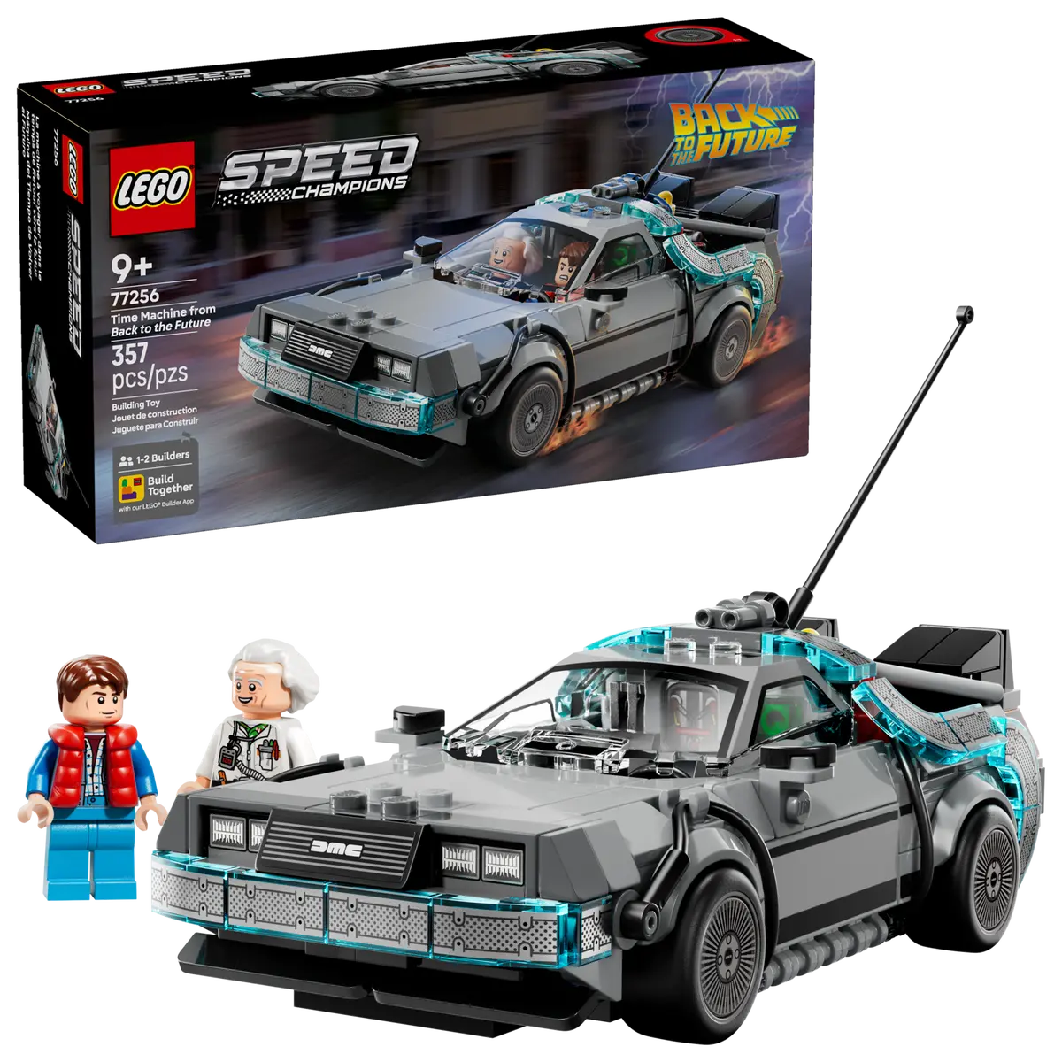 LEGO Speed ​​Champions Machine à remonter le temps – Retour vers le futur - 77256