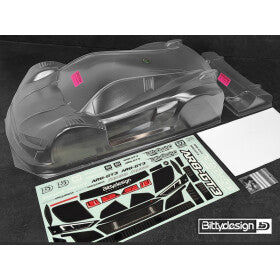 Bittydesign AR8-GT3 1/8 GT clear body 325mm (ULT | 0.75mm)