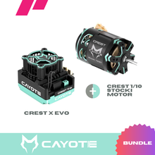 Cayote Bundle | Crest X Evo 1/10 + Crest 1/10 Stocki Motor