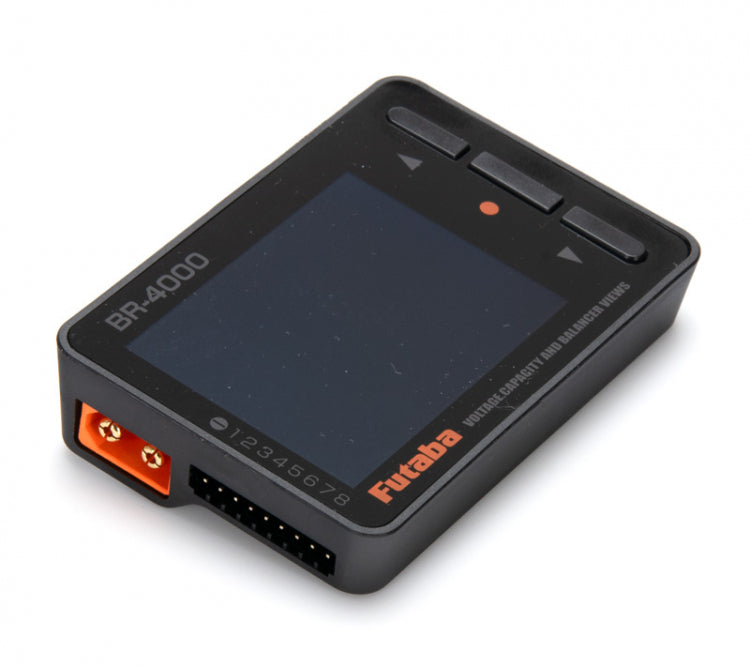 Futaba Battery Checker BR-4000 LiPo, LiFe, LiIon, NiMH - - RCXX - RC Racing Shop | RC Models | Tuning & Spare Parts for Professionals