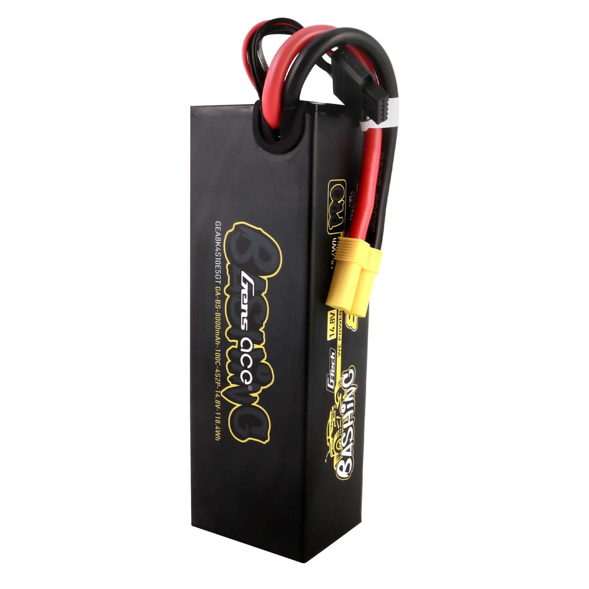 Batterie LiPo GensAce Extreme 4S 14,8 V - 8000 mAh - 100 °C EC5 157 x 53 x 42 mm 760 g G-Tech