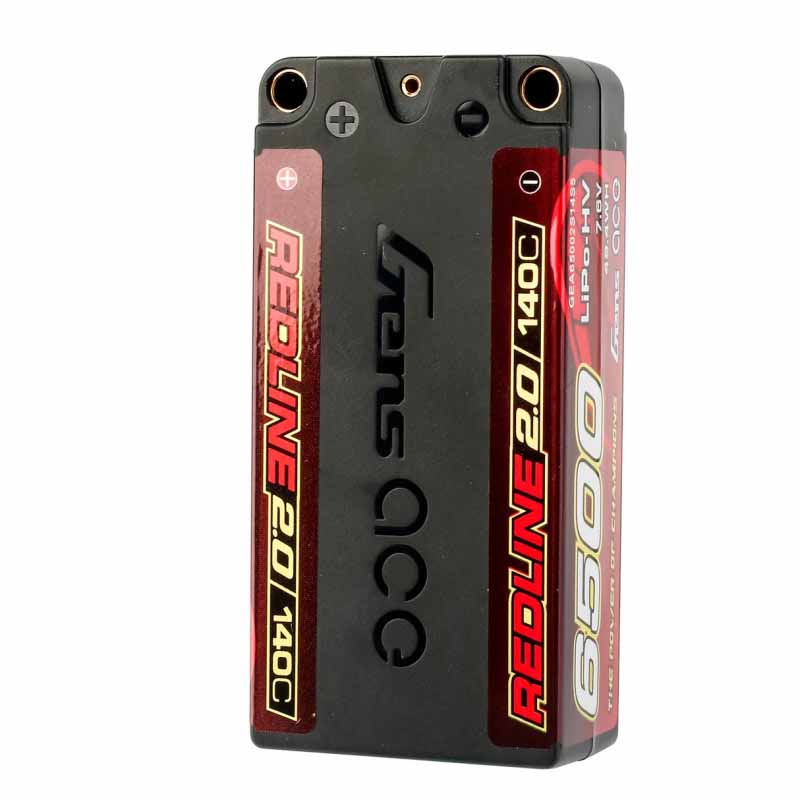 Batterie GensAce Redline 2.0 Shorty 2S HV 7,6 V - 140 C - 6500 mAh 96 x 47 x 25 mm 230 g