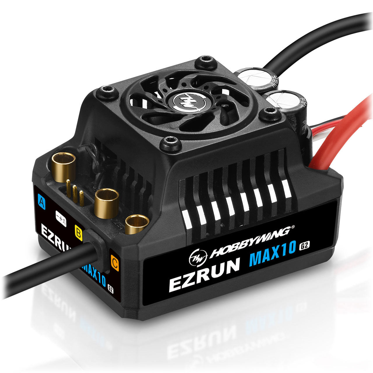 Régulateur Hobbywing Ezrun MAX10 G2 140A pour batteries LiPo 2-4S