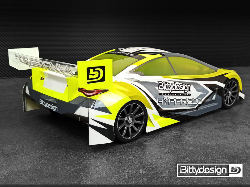 Bittydesign HYPER-200 1/10 IC Nitro Body - 200mm - BDTC-200HYP
