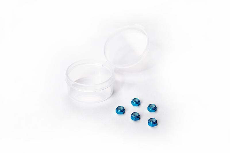 Stoppmuttern M2 Alu Blau Koswork (5) Mini-Z Series