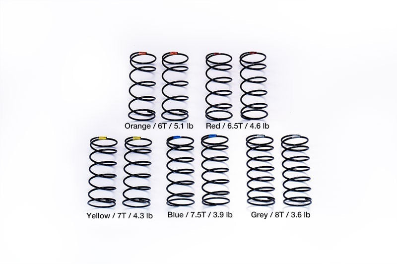 Kit de ressorts d'amortisseur avant Big Bore 44 mm 3,6/3,9/4,3/4,6/5,1 (5)