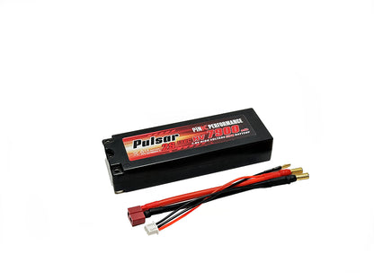 Batterie LiPo Pulsar 2S 7,6 V 7900 mAh 130C (5 mm) rose haute performance, dimensions : 139 x 47 x 26 mm, poids : 318 g