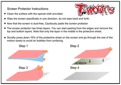 T-Works TA-085-M17 Sanwa & Airtronics M17 Screen Protector - RCXX - rc racing for professionals
