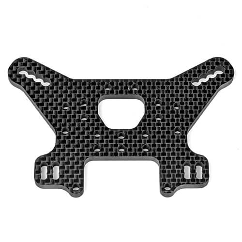 Tekno Shock Tower (rear, carbon fiber, MT/SCT410 2.0) - TKR9569C