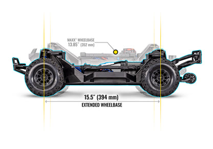 Traxxas Maxx Slash 4x4 VXL 1/8 Short Course Truck 6S Brushless RTR - 102076 - RCXX - RC Racing Shop | RC Models | Tuning & Spare Parts for Professionals
