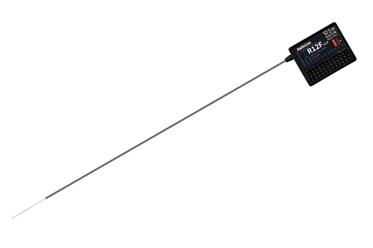 RadioLink R12F 2.4GHz 12-Channel FHSS Receiver - 1RL0160