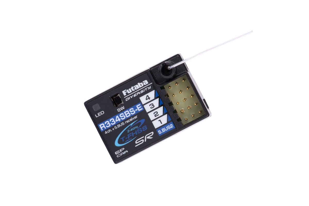 Futaba 7XC Sender mit Knüppel 2.4Ghz T-FHSS / SR + R334SBS Empfänger - RCXX - RC Racing Shop | RC Models | Tuning & Spare Parts for Professionals