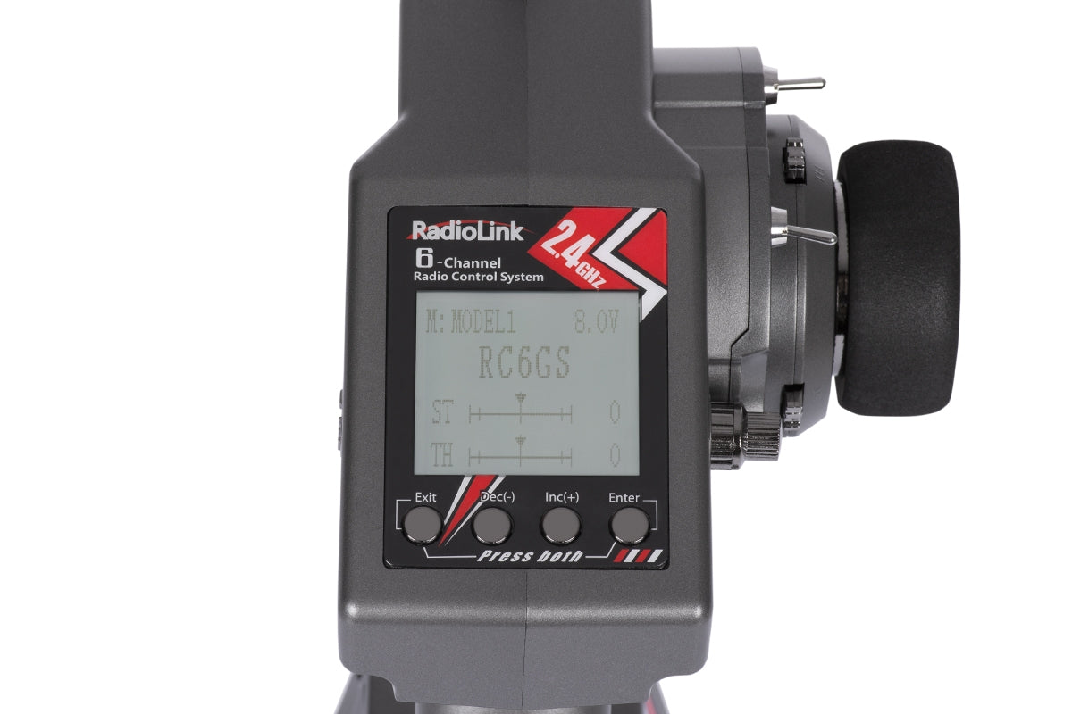 Émetteur RC6GS avec récepteur R6F RadioLink 1RL0110