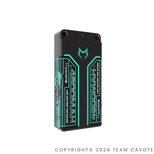 Cayote Racing 4600mAh 2S Shorty LiPo Akku 7,6V 145C 163g - 462S145 - RCXX - RC Racing Shop | RC Models | Tuning & Spare Parts for Professionals