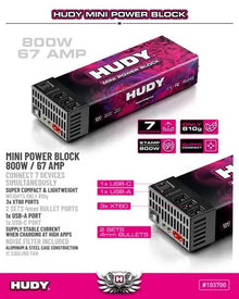 HUDY Mini Power Block 800W / 67 AMP – EU