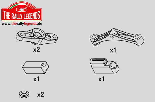 Rally Legends Steering Rack - RCXX - RC Racing Shop | RC Models | Tuning & Spare Parts for Professionals