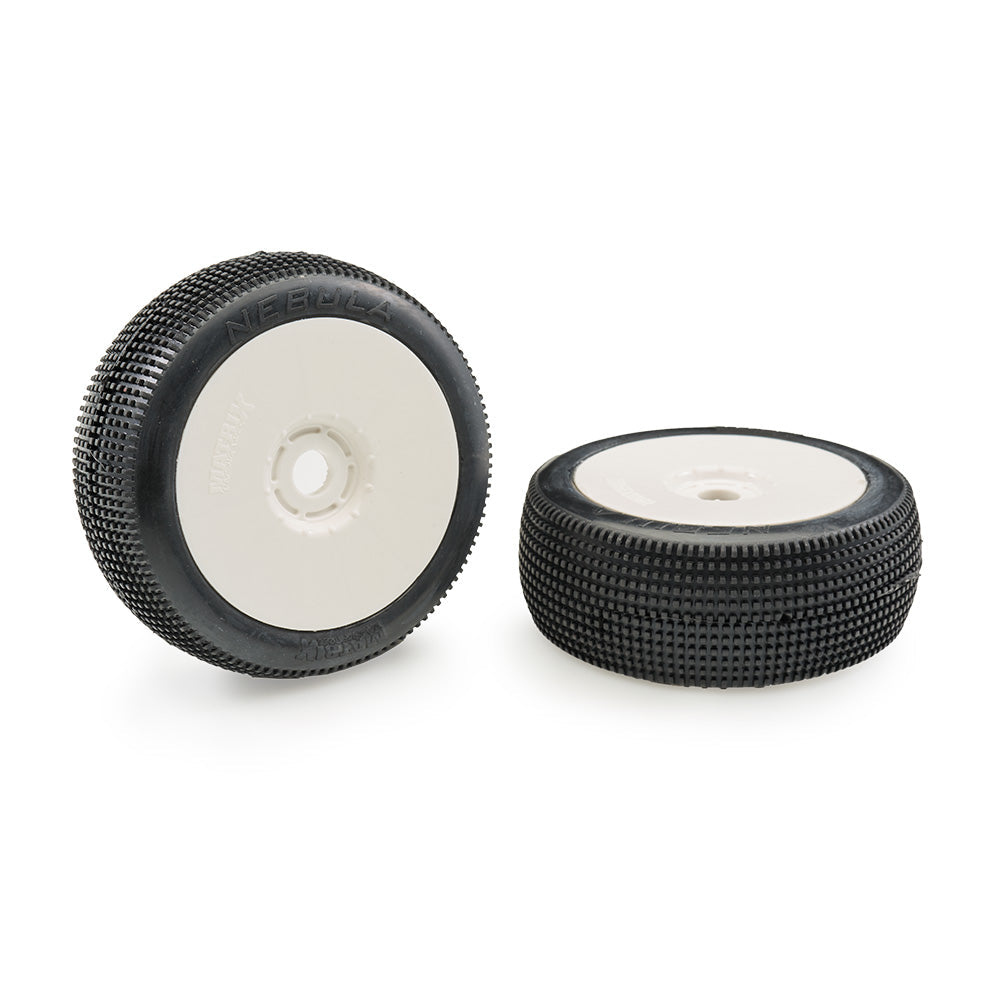 Matrix 1/8 Offroad Buggy Tires - NEBULA SOFT (2) Preglued - RCXX - rc racing for professionals