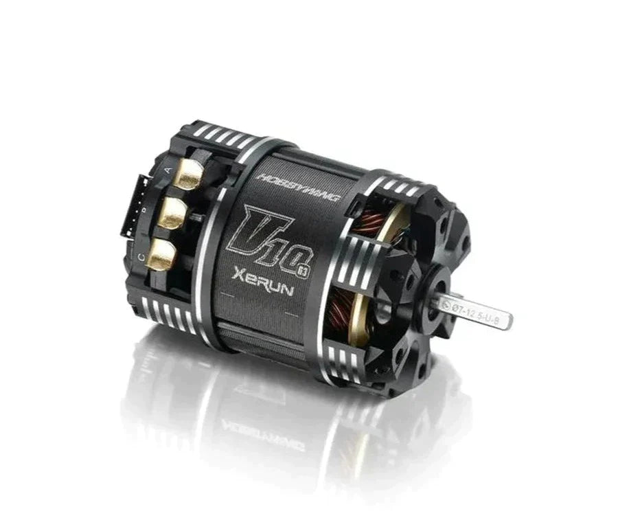 Hobbywing XeRun V10 G3 5.0T Motor - Black - RCXX - rc racing for professionals