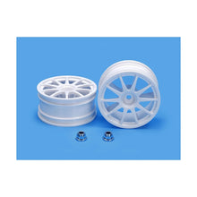 Tamiya 1/10 Felgen 10-Speichen Weiss (2) Touring Car 26mm 50732